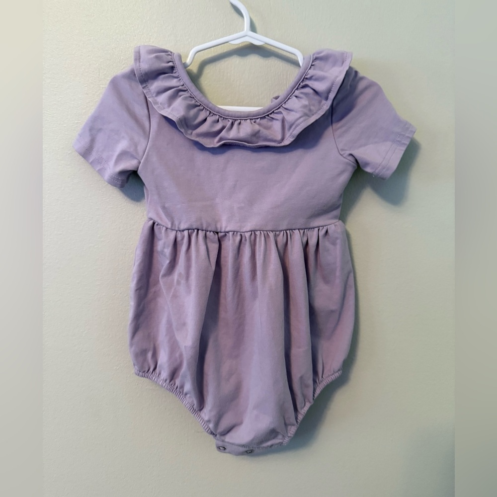 Ollie Jay Purple Ruffled Bubble